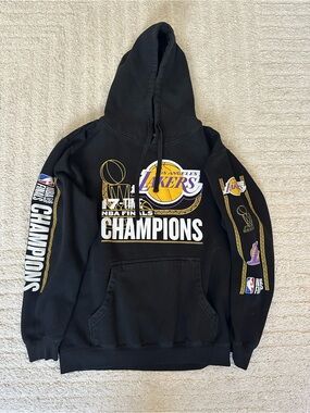 Fanatics Black Hoodie with Purple and Gold Accents